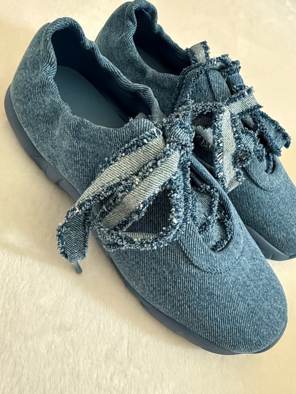 JW PEI | Flavia Ballerina Sneakers Blue Denim (EU 39/US 8.5) - Picture 3 of 15